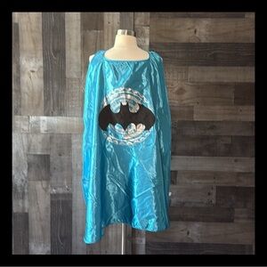 Kids Batman cape OS Caped Crusader Halloween costume ComicCon trick or treat